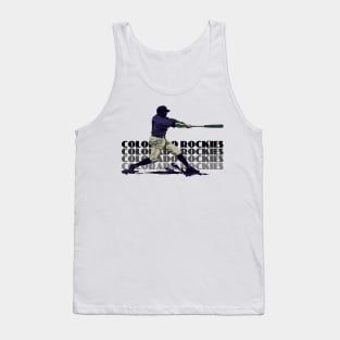 Retro Colorado Rockies Slugger Tank Top